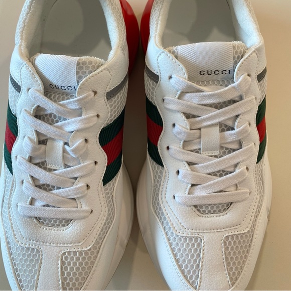 Gucci Rhyton Web Sneakers - Picture 9 of 15